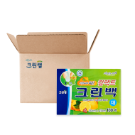 컴팩트 크린백 30cm x 45cm(대) 100매 X36개(1BOX)