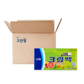 [온라인 전용] 크린백 25cm x 35cm(중) 400매 X9개(1BOX)