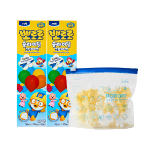 뽀로로 슬라이딩 지퍼백 25cm x 24cm(대) 12매 X2개