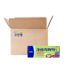[온라인 전용] 이중 지퍼백 15cm x 10cm(미니) 50매 X30개(1BOX)