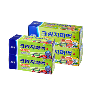 [온라인 전용] 이중지퍼팩 미니 50매 X2개 + 대 50매 X2개 (총 200매)