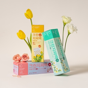 [신제품] 스프링 Flower 지퍼백 3종 세트 (소+중+대)