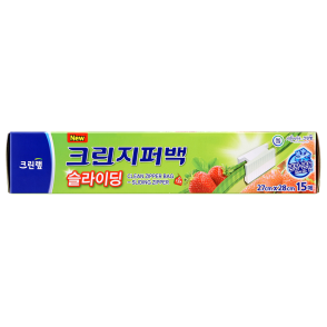 크린 슬라이딩 지퍼백 27cm x 28cm(대) 15매