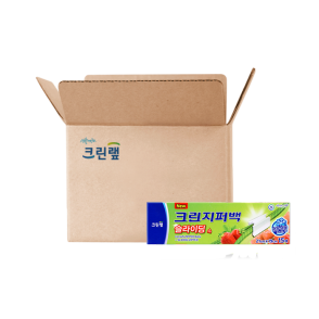 크린 슬라이딩 지퍼백 21cm x 19cm(소) 15매 X 24개(1BOX)