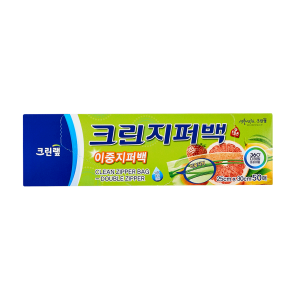 [온라인 전용] 이중 지퍼백 25cmx30cm(대) 50매