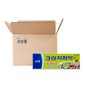 이중 지퍼백 18cm x 20cm(소) 20매 X30개(1BOX)