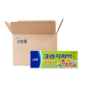 [온라인 전용] 이중 지퍼백 18cm x 20cm(소) 50매 X20개(1BOX)