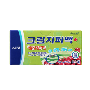 [대용량] 이중 지퍼백 18cmx20cm(소) 120매
