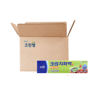 이중 지퍼백 30cm x 35cm(특대) 15매 X 24개(1BOX)