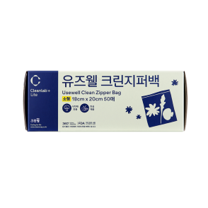 유즈웰 지퍼백 18cmx20cm(소) 50매