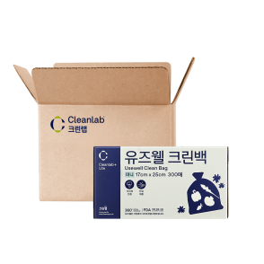 유즈웰 크린백 미니 300매 X16개 (1BOX)