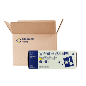 유즈웰 지퍼백 18cmx20cm(소) 50매 X20개 (1BOX)
