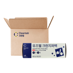 유즈웰 지퍼백 22cmx27cm(중) 50매 X20개 (1BOX)
