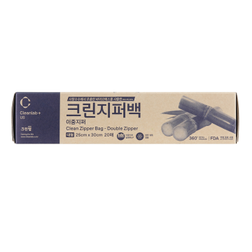 바이오매스 크린지퍼백 25cm x 30cm(대) 20매