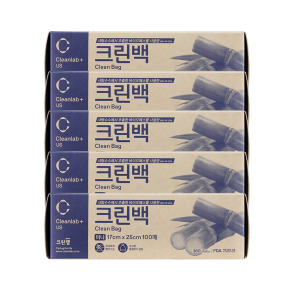 바이오매스 크린백 17cm x 25cm(미니) 100매 X5개