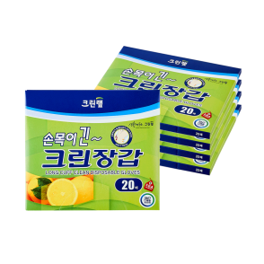 손목이 긴 크린장갑 20매 X5개