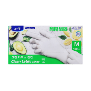 고무장갑 라텍스 중(100입)