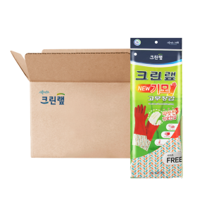 크린랲 기모 고무장갑 X100개(1BOX)