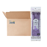 고무장갑 레이스 바이올렛(소) X50개(1BOX)