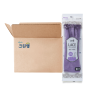 고무장갑 레이스 바이올렛(중) X50개(1BOX)