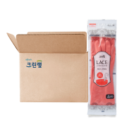 고무장갑 레이스 코랄(소) X50개(1BOX)