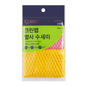망사 수세미 (2매)