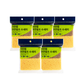 천연펄프 수세미(2매) X5개