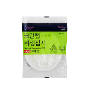 위생 접시 100￠(10개입)