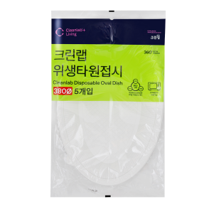 위생 타원접시 380￠(5개입)