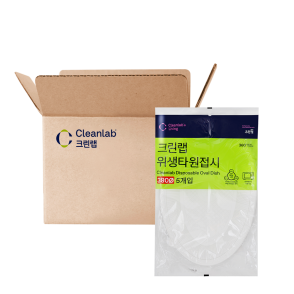 위생 타원접시 380￠(5개입) X100개 (1BOX)