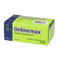 온라인맥스 건전지 AA 20개입+AAA 20개입 (총 40PS)