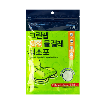 원형 물걸레 청소포(일반형) 20매
