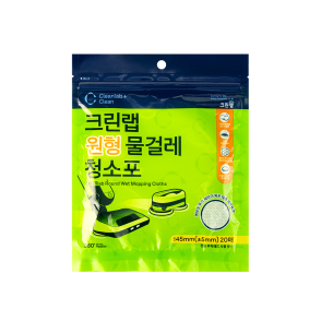 원형 물걸레 청소포(소형) 20매