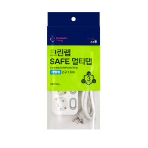 SAFE 멀티탭 개별 2구*1.5M