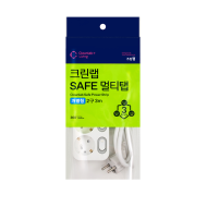 SAFE 멀티탭 개별 2구*3M