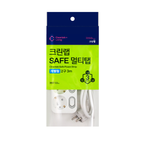 SAFE 멀티탭 개별 2구*3M