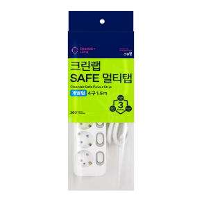 SAFE 멀티탭 개별 4구*1.5M