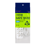 SAFE 멀티탭 개별 4구*3M
