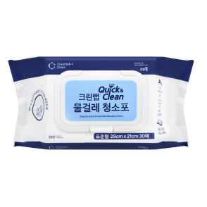 청소용품 물걸레청소포(표준형)(30매) 퀵앤클린