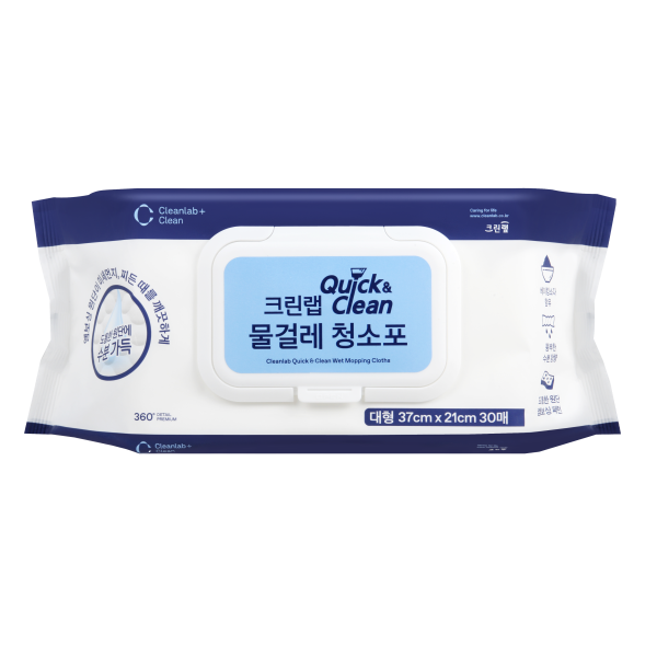 청소용품 물걸레청소포(대형)(30매) 퀵앤클린 제품이미지1